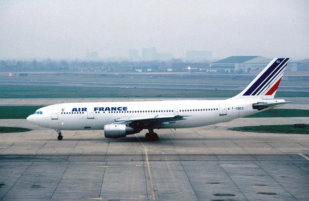 An Air France Airbus A300 in LHR